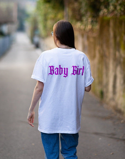 Baby Girl White & Purple