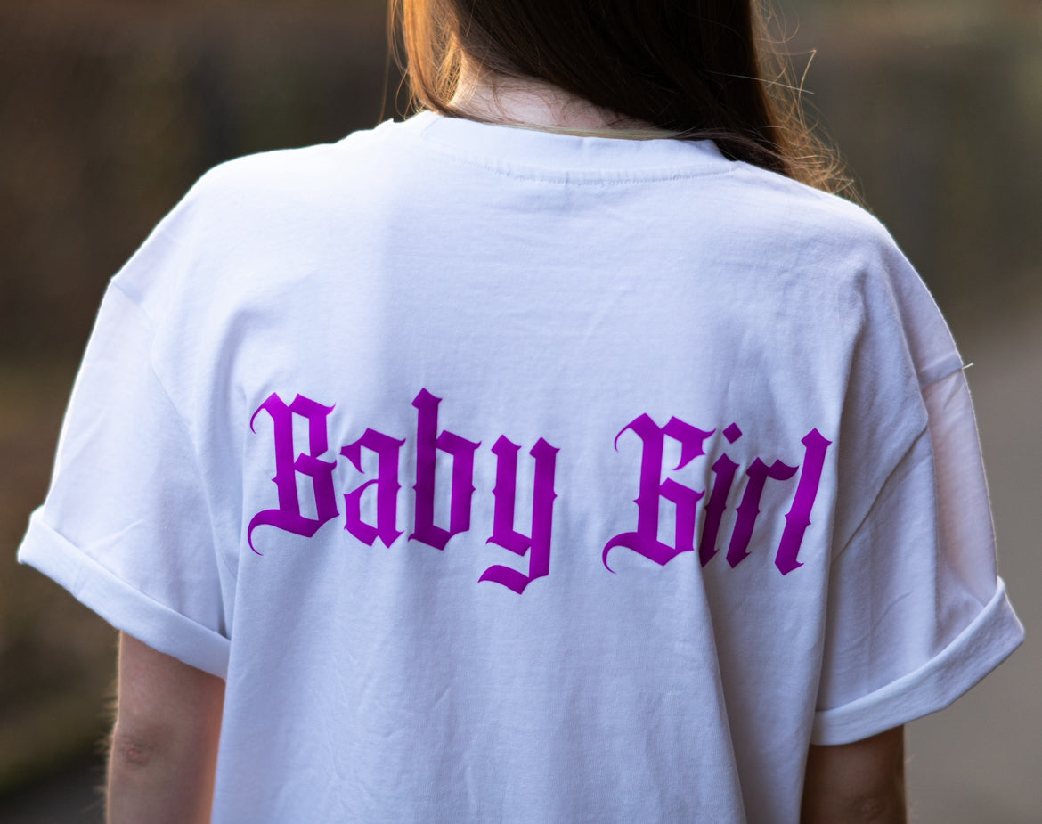 Baby Girl White & Purple